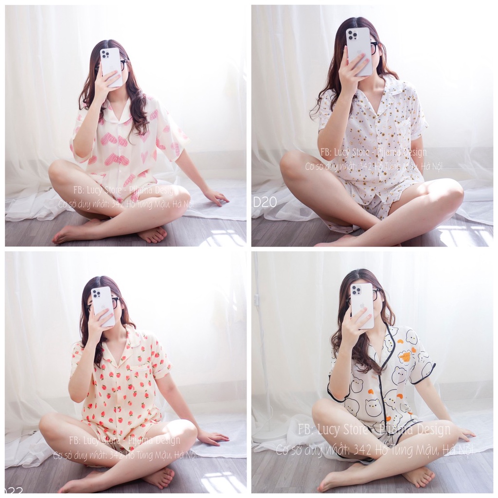 Đồ Bộ Cao Cấp - Bộ Ngủ Pijama Nữ Lụa Nhập Cao Cấp Chất Vải Mềm Mướt Siêu Thoáng Mát Thiết Kế Trẻ Trung Mặc Ở Nhà