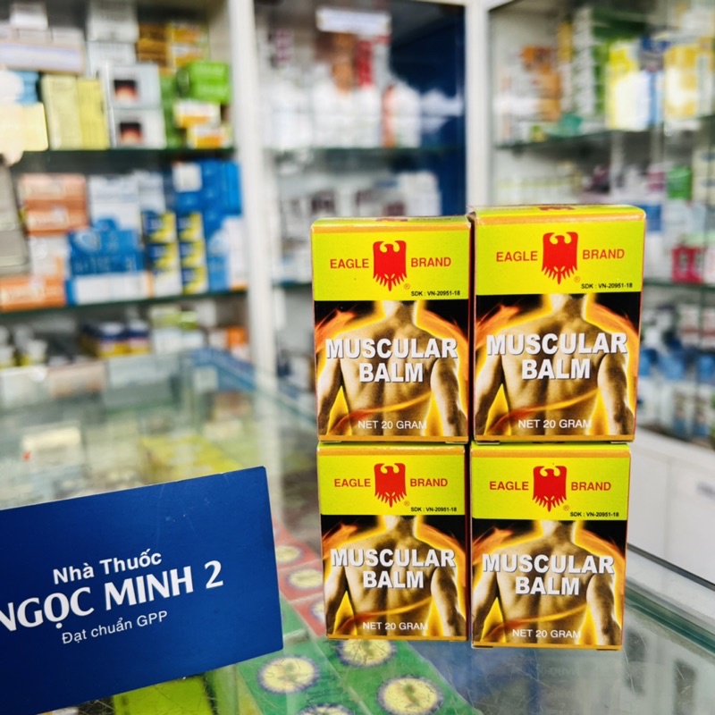 ✅ [Chính Hãng] Cao xoa bóp cơ bắp con ó 20 gram ( Eagle brand )