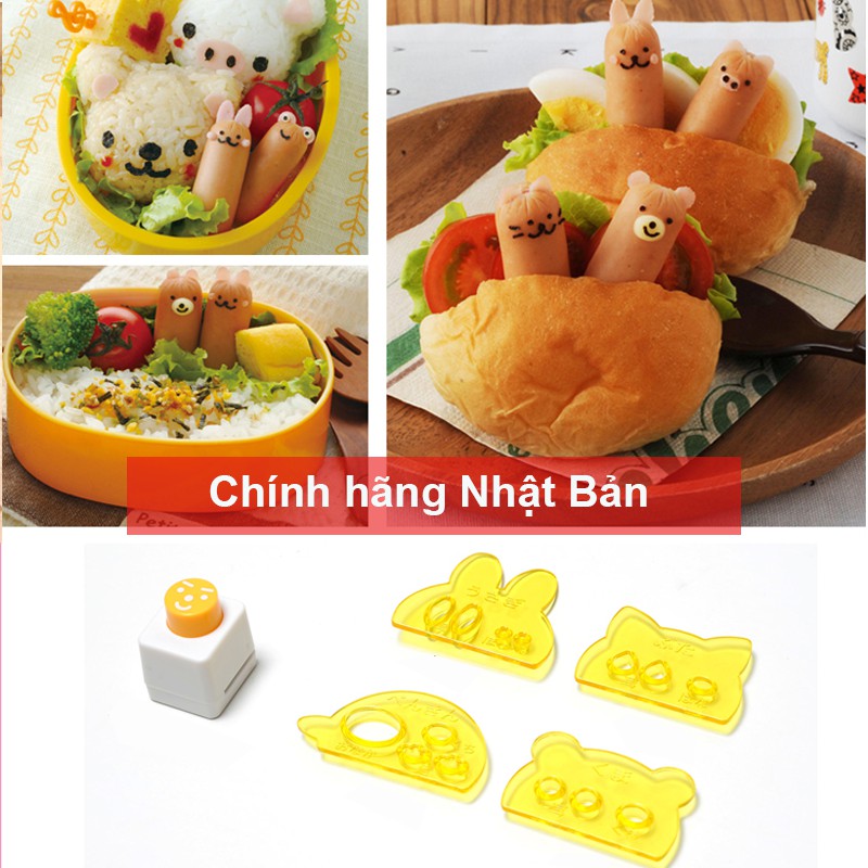 Bộ khuôn trang trí xúc xích chính hãng xách nhật