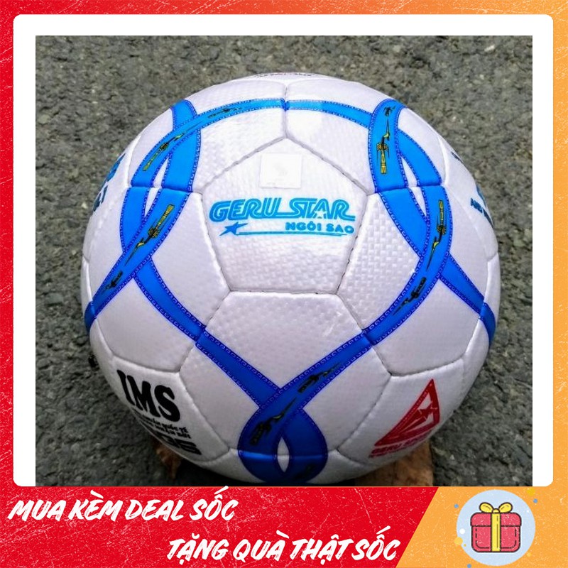 Quả bóng đá GERU VALSE số 4, sân cỏ nhân tạo - Quả bóng đá giá rẻ, chất lượng cao, kèm kim bơm và túi lưới