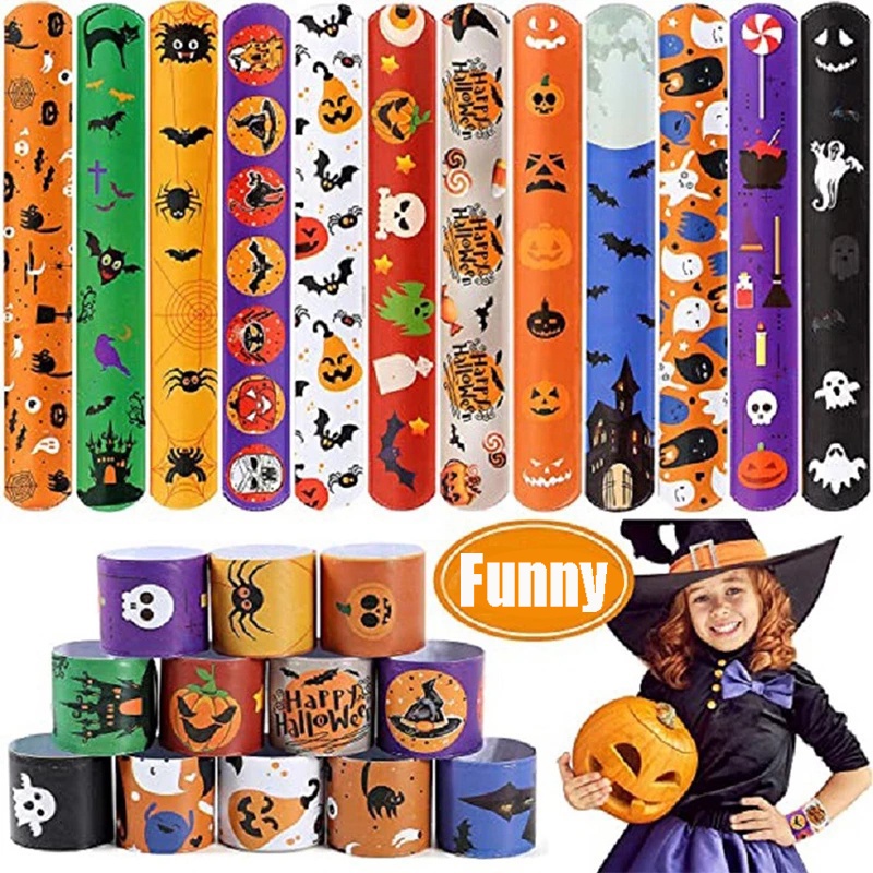 Vòng Tay Mặt Hình Ma Vui Nhộn Cho Ngày Halloween