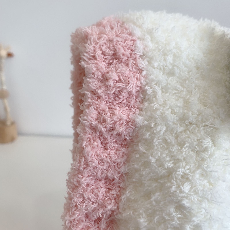 Mũ Len Trùm Tai Giữ Ấm Mềm Mại Dễ Thương Cho Bé