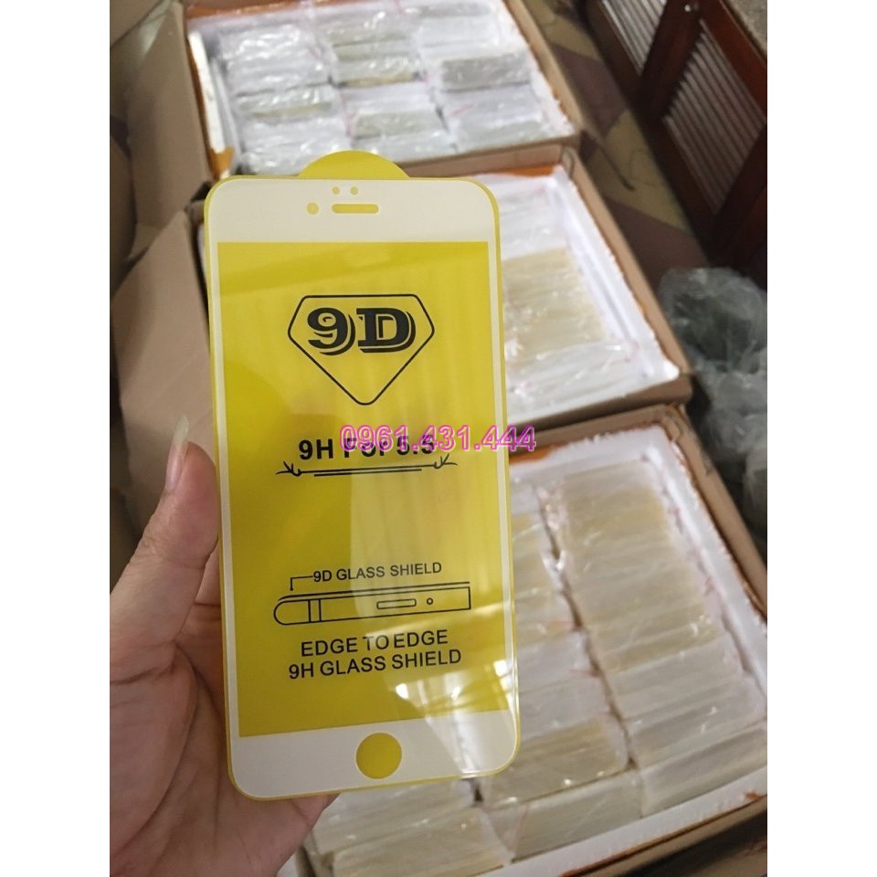 Kính Cường Lực 9D Full Màn Cho Iphone 6/7/8/X - Siêu Bền