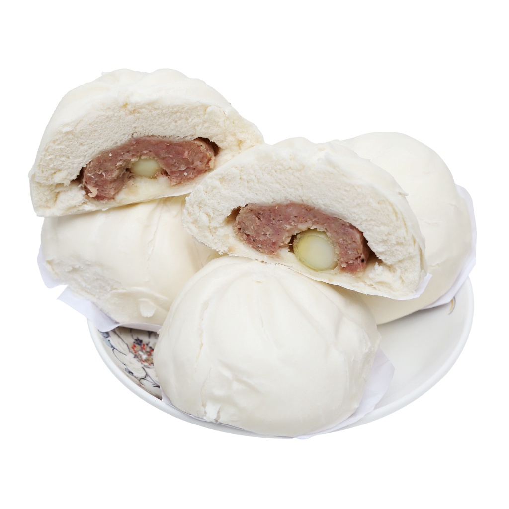 Bánh bao Thọ Phát nhân thịt trứng cút & trứng muối & xá xíu