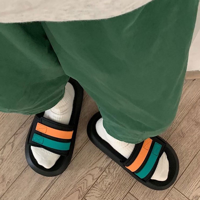 Dép Sandal eva Đế Dày Quai Mỏng Chống Trượt Thời Trang Đi Biển Mùa Hè Cho Cặp Đôi