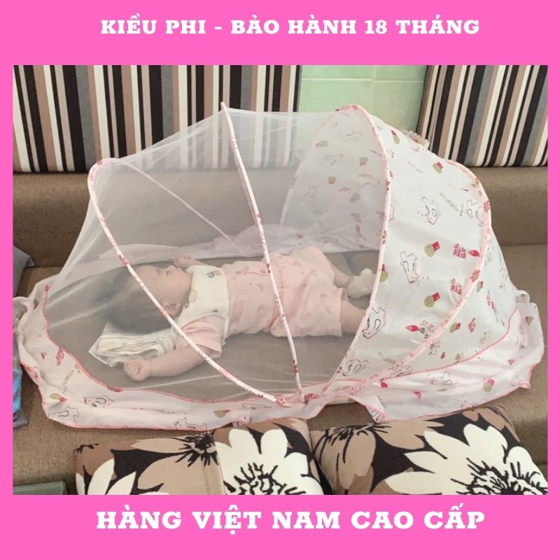 Mùng chụp chống muỗi cao cấp Kiều Phi - màn  cho bé tự bung gấp gọn tiện lợi