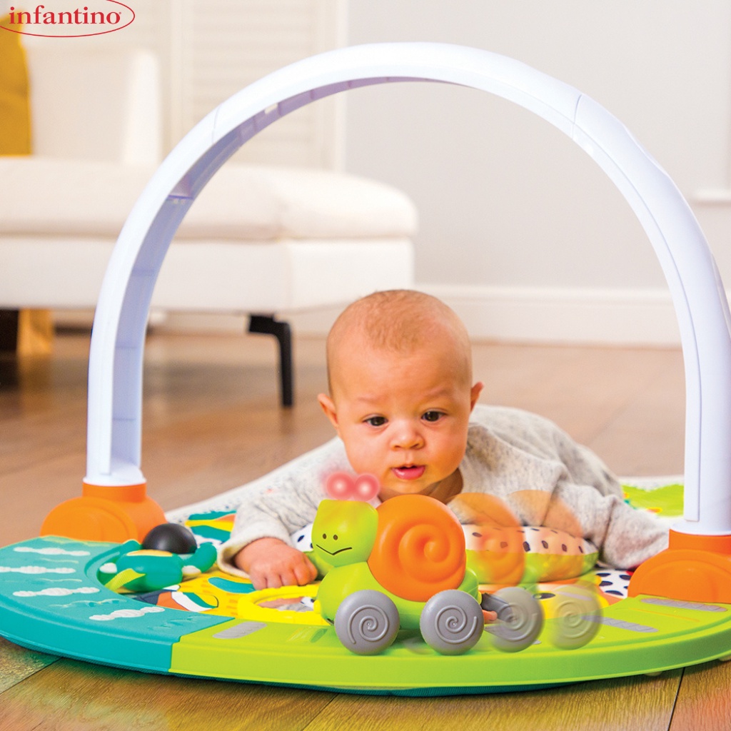 Thảm Chơi Vận Động Watch Me Grow 4Trong1 INFANTINO WATCH ME GROW 4IN1 ACTIVITY GYM Dành Cho Bé Giúp Phát Triển Vận Đông