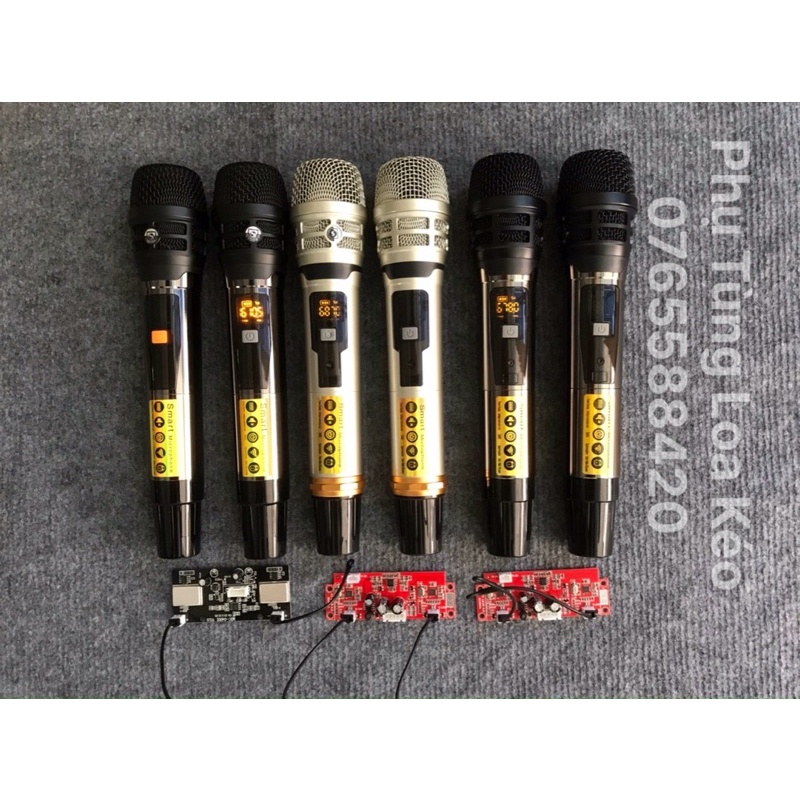 Micro Loa Kéo Shure Vỏ Kim Loại Sét Tần Số Cao Cấp (Tặng Chống Lăn)