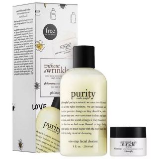 (Tách set)-Set SRM và kem dưỡng Philosophy purity