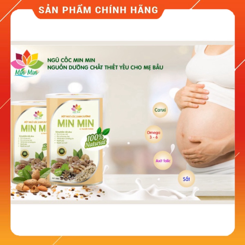 Bột ngũ cốc dinh dưỡng MIN MIN 29 loại hạt, sử dụng cho bà bầu và người cần bổ sung dinh dưỡng