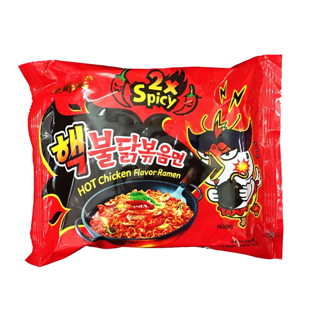 Mì gà siêu cay 2x Spicy 140g [ COMBO 5 GÓI ] SAMYANG Hàn Quốc Loại Ngon - BẢO ANH