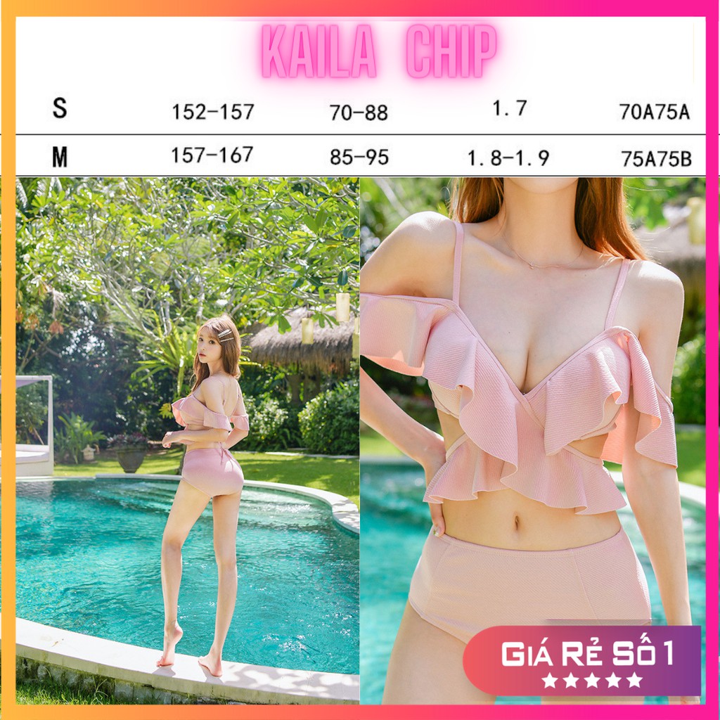 Bikini bánh bèo, bộ đồ bơi bánh bèo sexy cực xinh cho nữ Kaila Chip mã BK08 | BigBuy360 - bigbuy360.vn