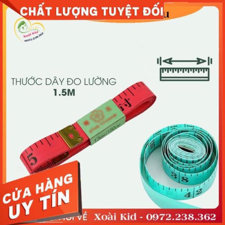 [auth] Thước dây đo 150cm - Thước dây may đồ, đo eo đầu bọc sắt [Hot]