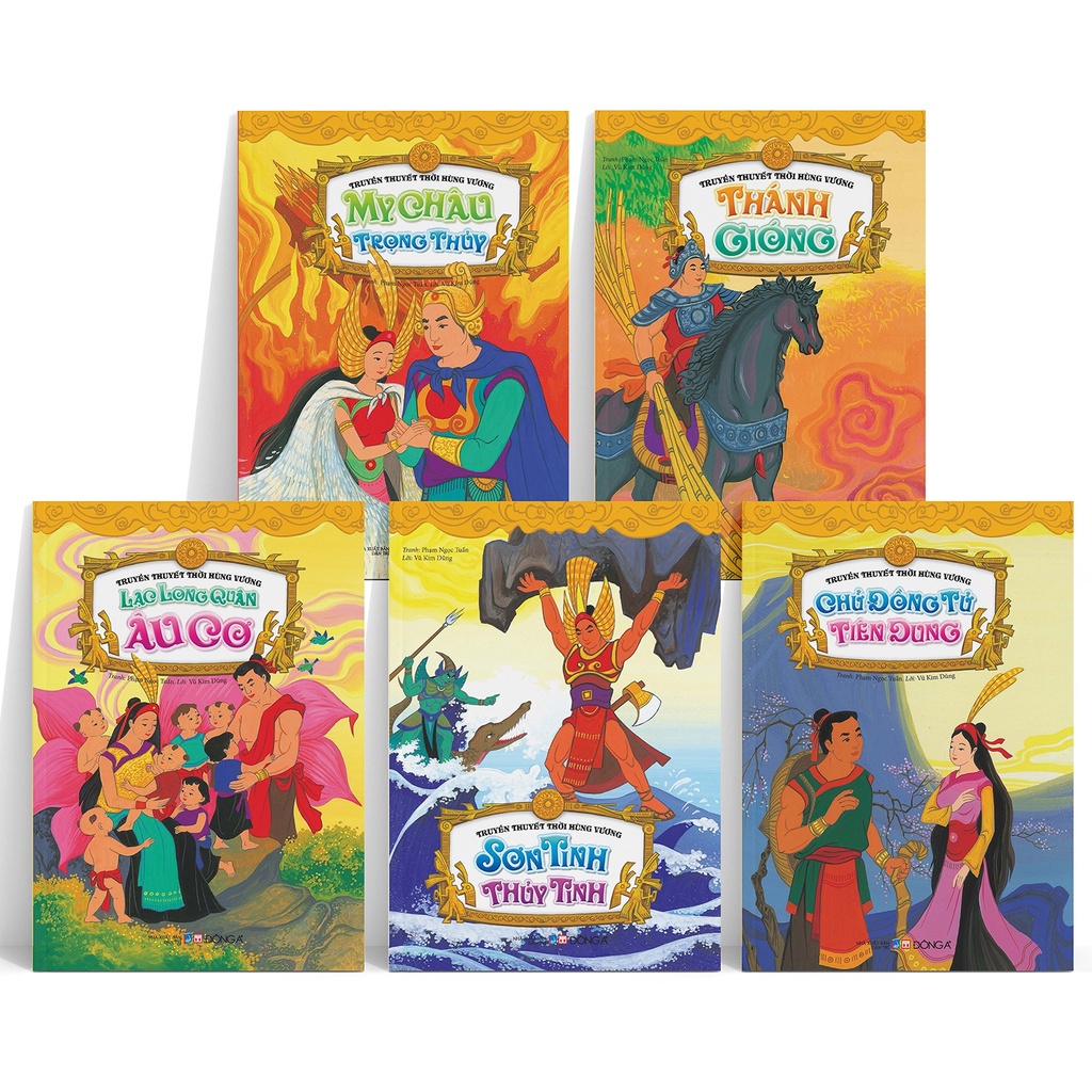 Sách - Bộ Túi Truyền Thuyết Thời Hùng Vương (Bộ 5 Cuốn)