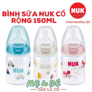 BÌNH SỮA NUK CỔ RỘNG NHỰA PP 150ML