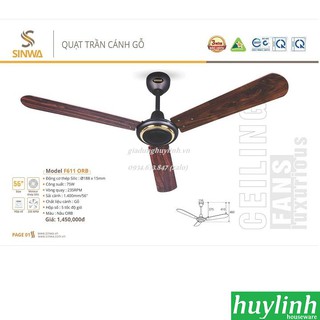 QUẠT TRẦN SINWA F611 ORB
