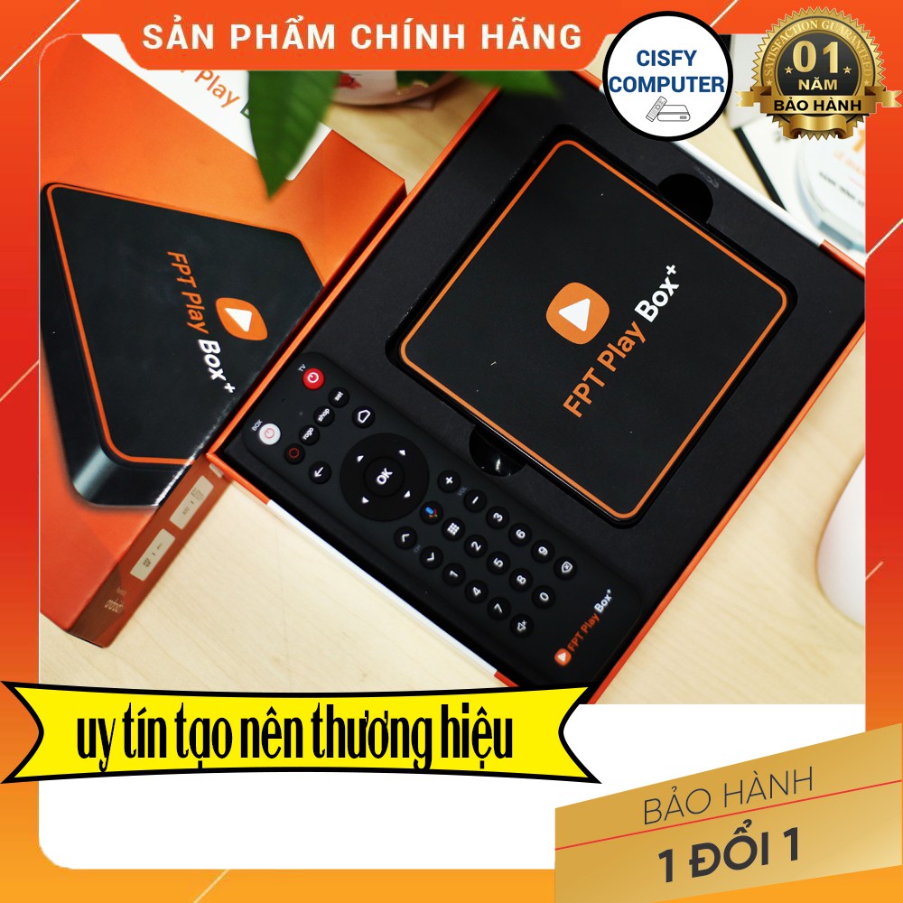 🌟CHÍNH HÃNG 🌟 FPT Play Box+ 4K (Model S550/T550) Phiên Bản Android TV - Ram 2GB, Rom 16GB - Tặng 1 Năm Gói Truyền Hình