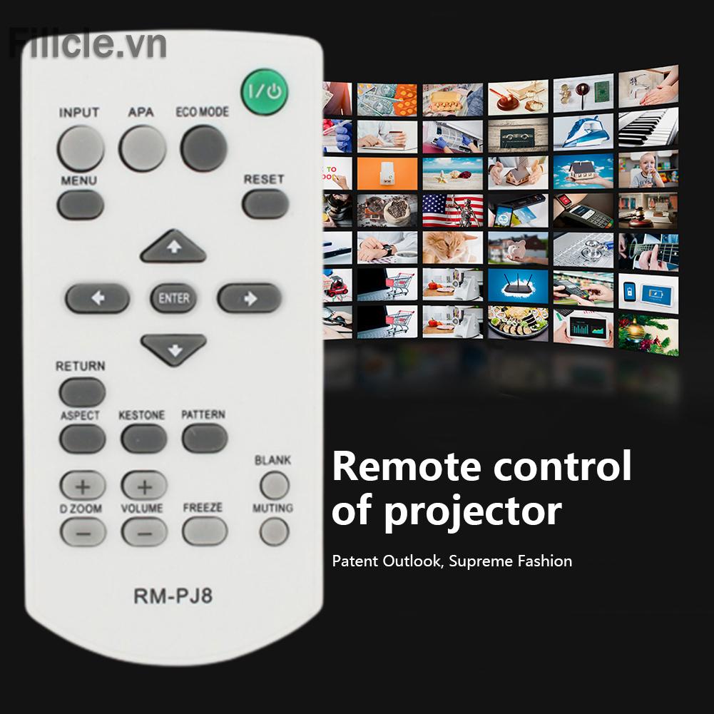 Điều khiển từ xa FILICLE RM-PJ8 không dây thay thế cho máy chiếu Sony RM-PJ5/PJ6/PJ10