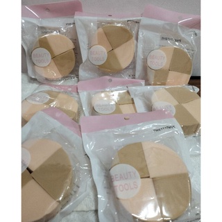 Bông phấn ướt hình tam giác (1 sét gồm 4 miếng, 6 miếng)
