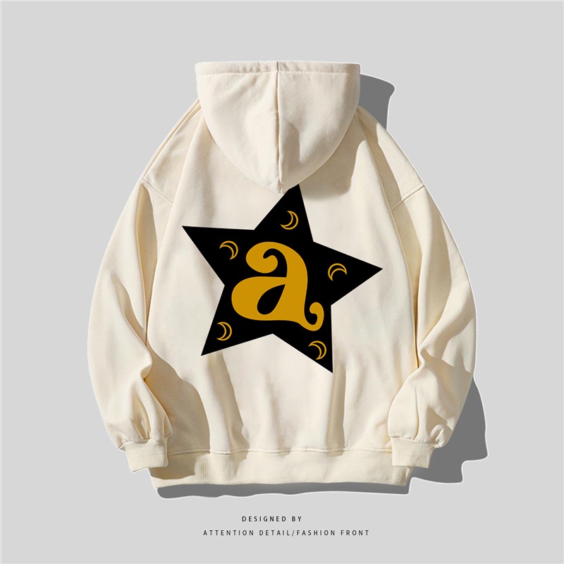 NRVP Áo Khoác Hoodie Tay Dài Dáng Rộng In Họa Tiết Phong Cách Hàn Quốc Dành Cho Nam Nữ