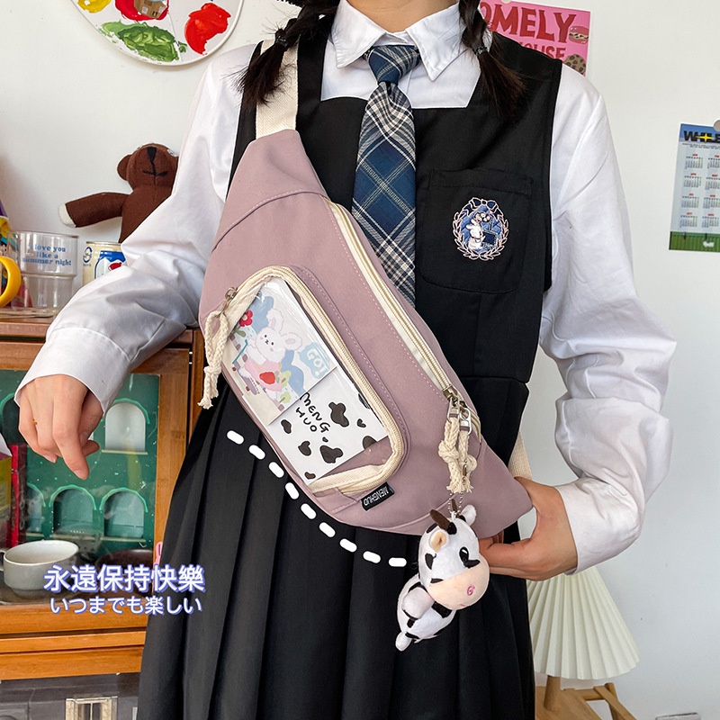 Túi Đeo Chéo Ngực Thiết Kế Dễ Thương Thời Trang Cho Nữ