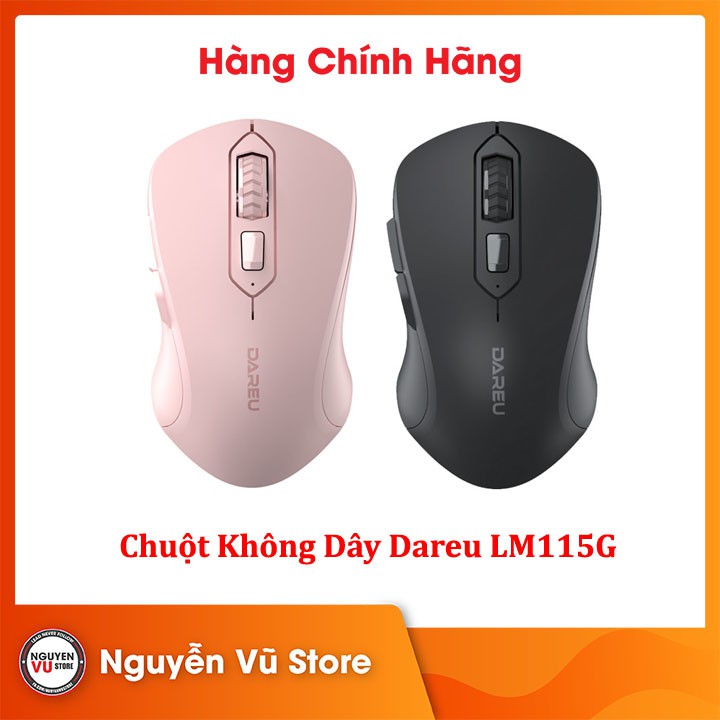 Chuột không dây Dareu LM115G - Hàng Chính Hãng