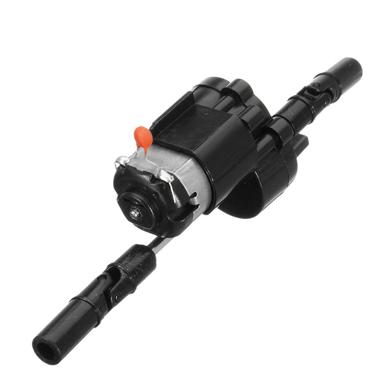 Hộp số nhựa + motor 130 lắp cho xe tải Quân sự RC tỷ lệ 1:16 4WD 6WD (JJRC WPL HengLong)