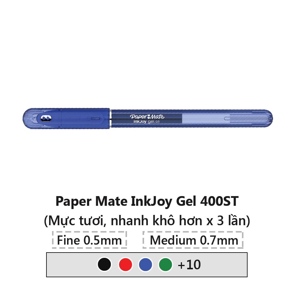 Bút Paper Mate InkJoy® Gel 400ST Xanh biển