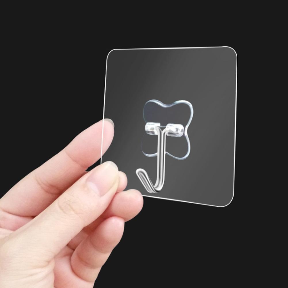 Móc Treo Đồ Dán Tường Trong Suốt Chịu Lực Tốt P1M1