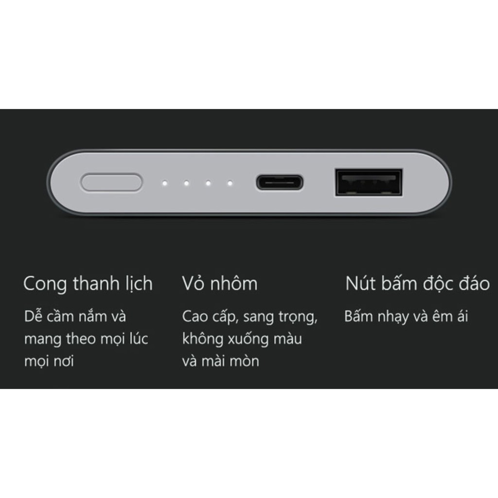 Sạc dự phòng xiaomi pro 10000mah PLM03ZM