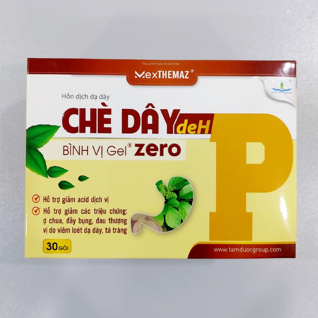Chè Dây deHP Bình Vị Gel ZERO Hỗn Dịch Dạ Dày Có Thể Dùng Cho Người Bị Tiểu Đường