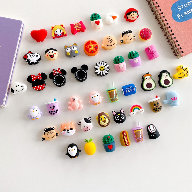 Phụ kiện bảo vệ dây cáp sạc usb kiểu hoạt hình dễ thương tiện dụng