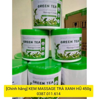 [Chính hãng] KEM MASSAGE TRÀ XANH GREEN TEA HŨ 450G