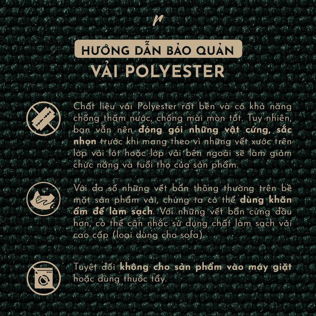 Ví Vải Nam Nắp Gập Màu Trơn Reckless - Claire Wallet - Vải Polyester Canvas Kháng Nước