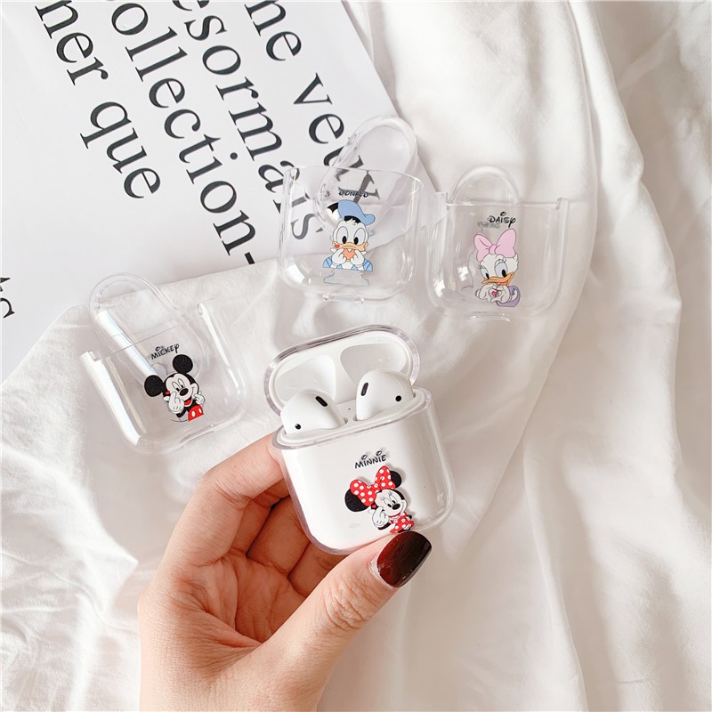 [NEW] Case Airpod Cao Cấp Mickey & Donal (NHỰA CỨNG)
