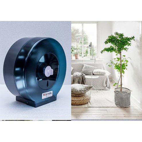 Hộp Đựng Giấy Vệ Sinh Cuộn Lớn Nhựa PP Trong Nhà Vệ Sinh Công Nghiệp Bằng Nhựa Treo Tường