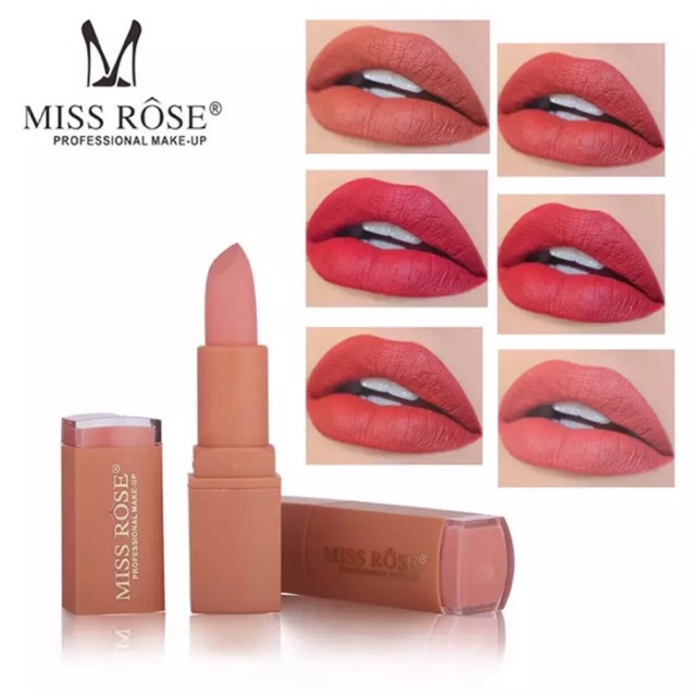 Son môi 💖 Giảm 5K Khi Nhập Mã [Lipstick] 💖 Son Moi semi matte Miss Rose | BigBuy360 - bigbuy360.vn