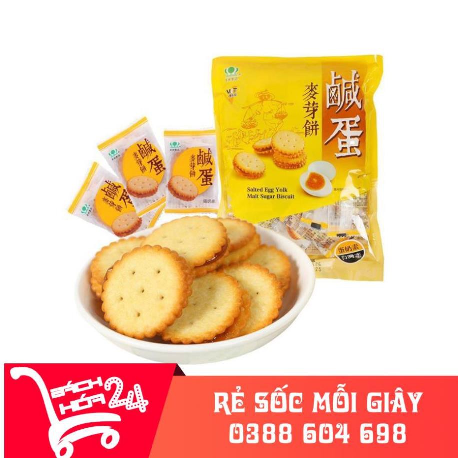 Bánh quy trứng muối hiệu MIT Salted Egg Yolk Malt Sugar Biscut 500g