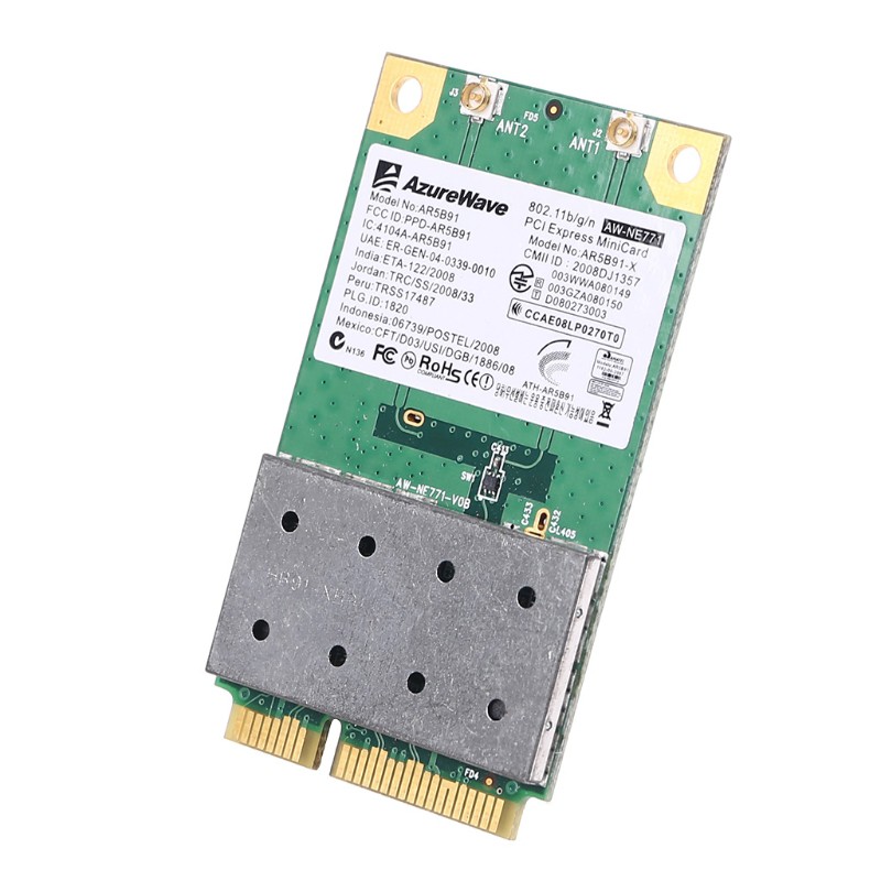 Card Không Dây Cho Atheros Ar9281 Ar5B91 Ar5B91-X Aw-Ne771 300m Wifi Mini Pci-E