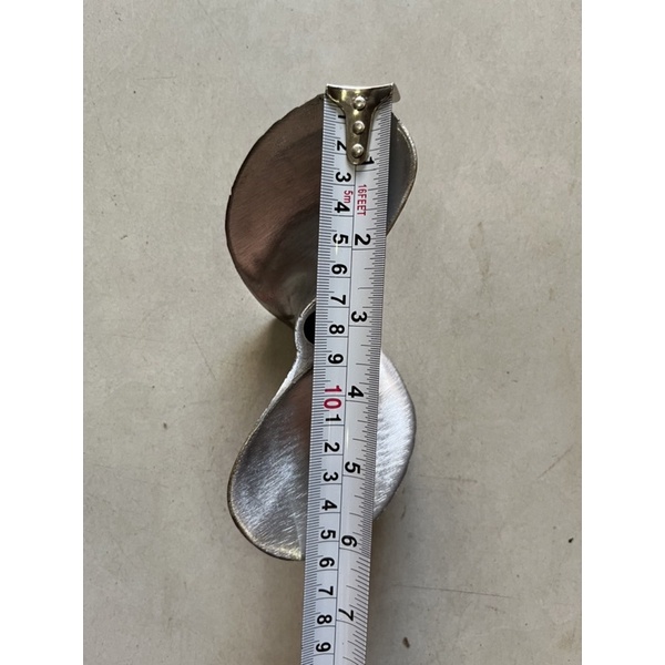 Chân vịt inox thái 6hp, 6.5hp  lỗ ren 14mm,16mm chân vịt K6 2 cánh inox 304