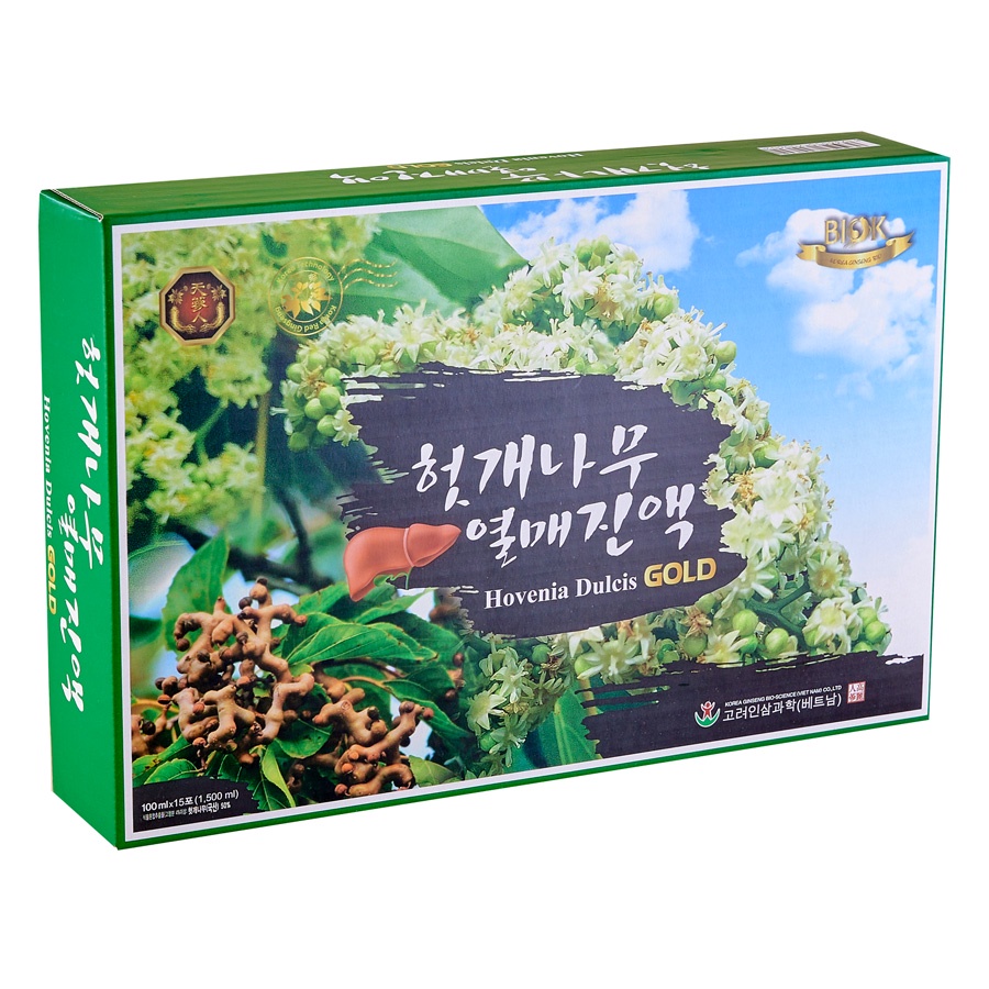 Nước uống Hovenia Dulcis Gold Bổ Gan, Mát Gan