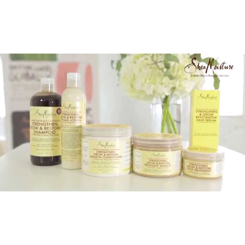 Dưỡng tóc Shea Moisture JAMAICAN BLACK CASTOR OIL STRENGTHEN & RESTORE STYLING LOTION SheaMoisture