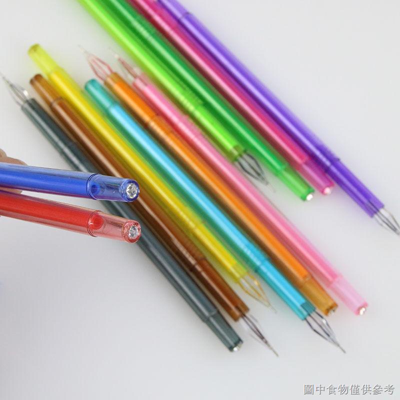 Bút Gel Kim Cương 12 Màu Sắc Tươi Sáng Cho Học Sinh