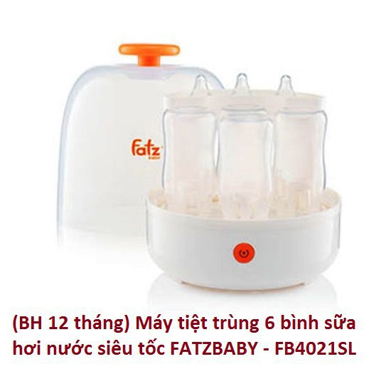 BH 12 tháng - Máy tiệt trùng bình sữa bằng hơi nước điện tử Fatz FB4036/FB4021