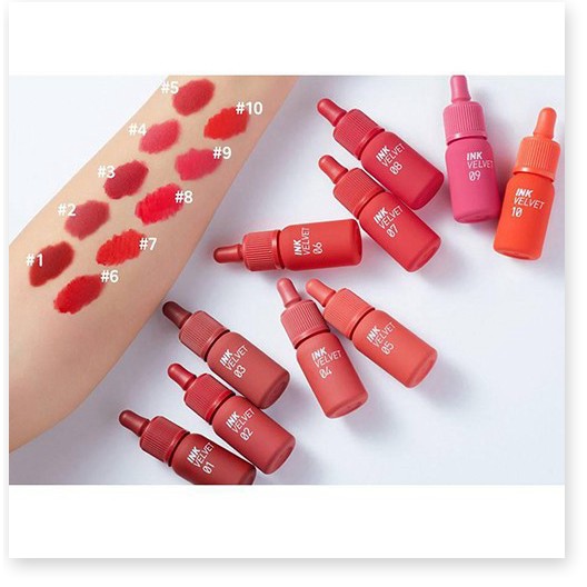 [Mã giảm giá mỹ phẩm chính hãng] Son Kem Lì Peripera Lip Tint Ink Velvet Tint