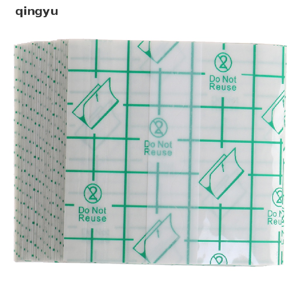 [Hàng mới về] Set 100 miếng băng keo y tế pu chống thấm nước dùng cố định vết thương khi tắm