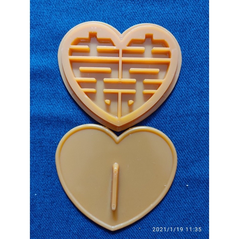 Khuôn xôi trái tim chữ song hỷ 15cm