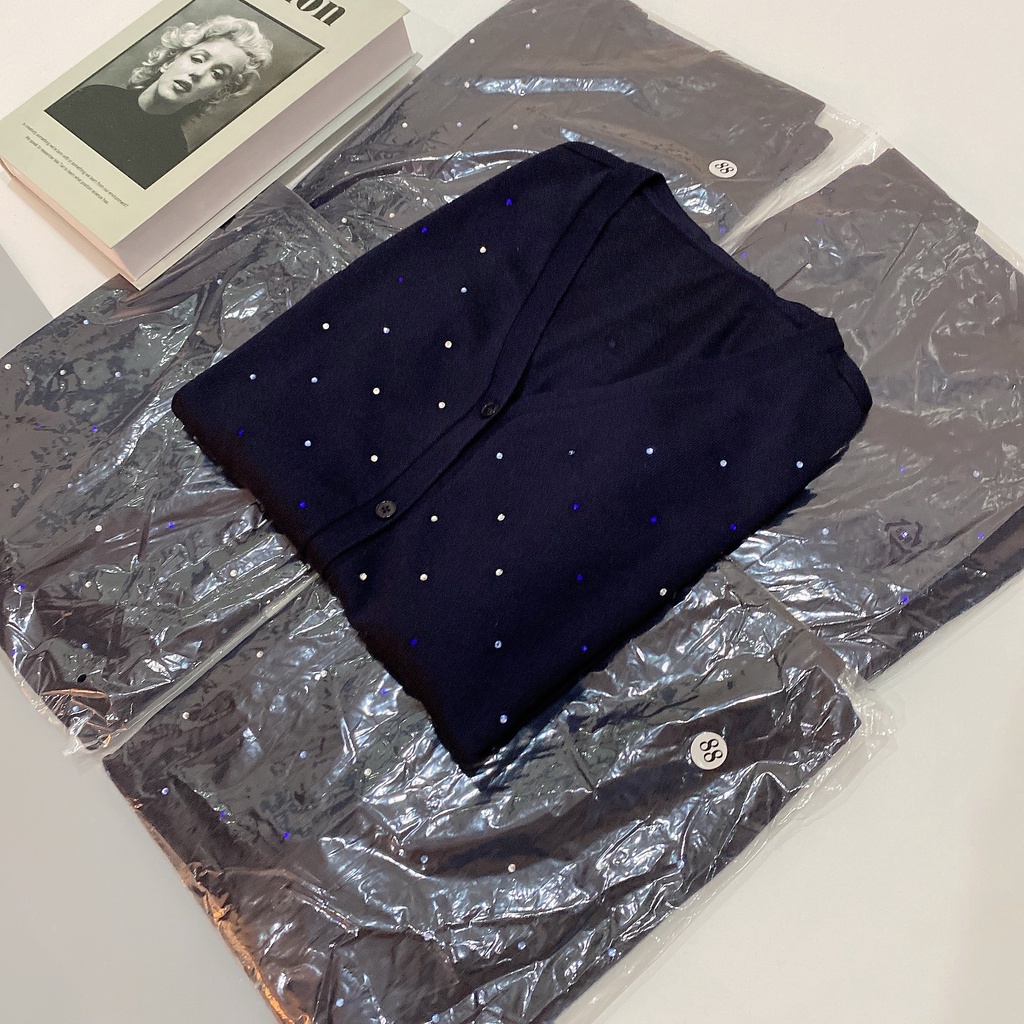 Aó len Cardigan xuất Hàn dư xịn