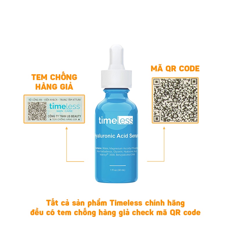 Tinh chất Timeless Hyaluronic Vitamin C Serum