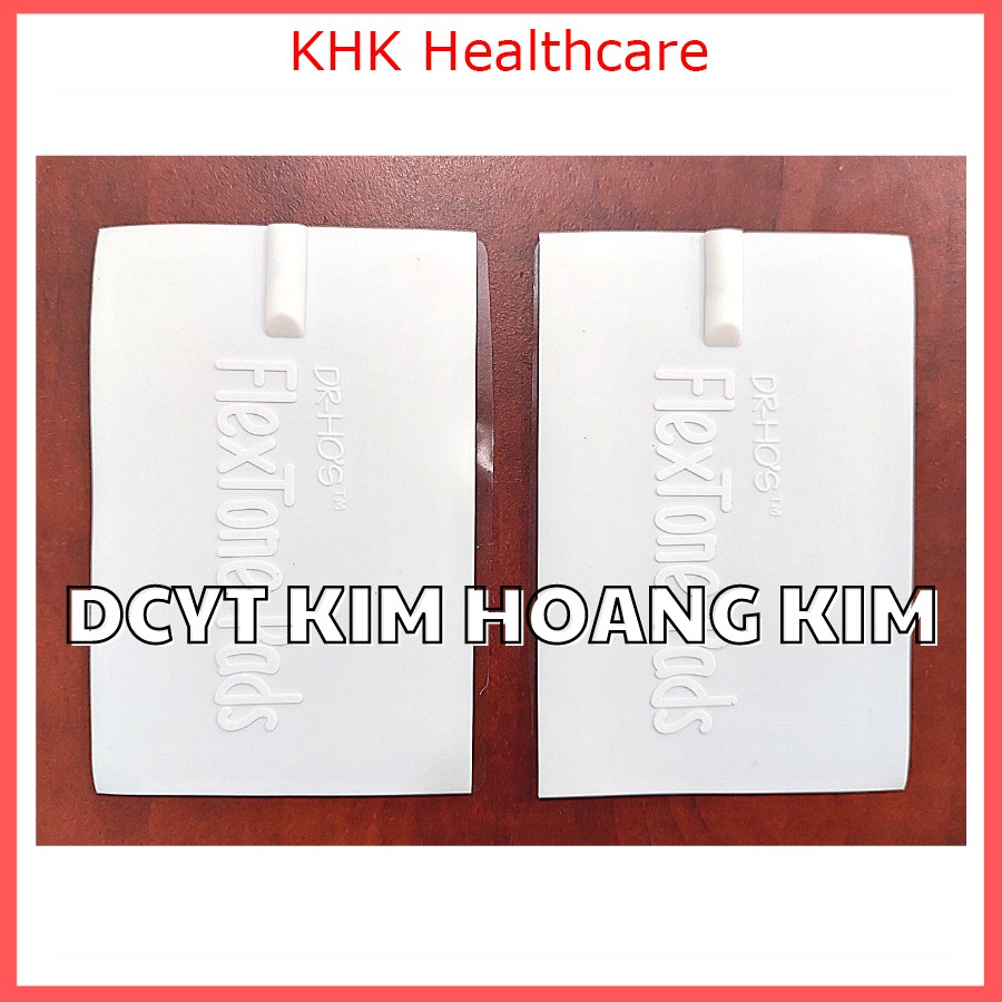 Miếng dán điện xung Dr Ho cỡ đại có dây/ không dây (120x80mm) 1 cặp